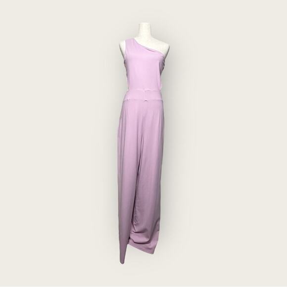 NWT | Susana Monaco | One Arm Cut Out Jumpsuit | Waterlily | XL - Picture 14 of 15